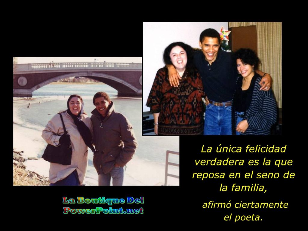 La única felicidad verdadera es la que reposa en el seno de la familia,