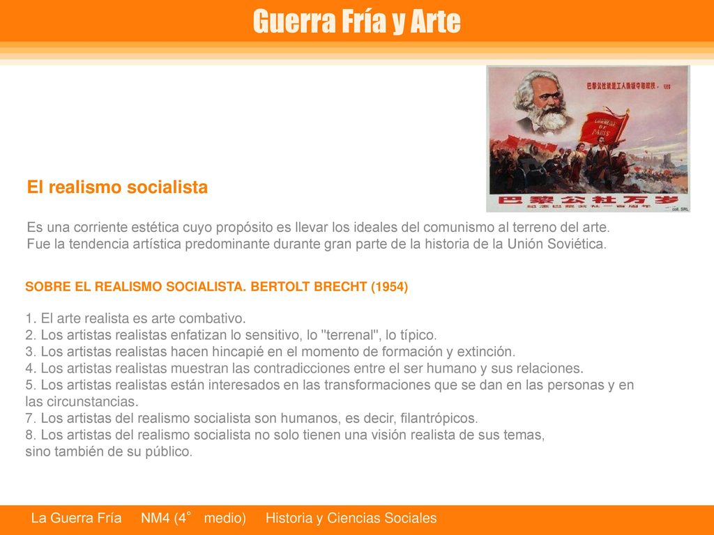 Guerra Fría y Arte El realismo socialista