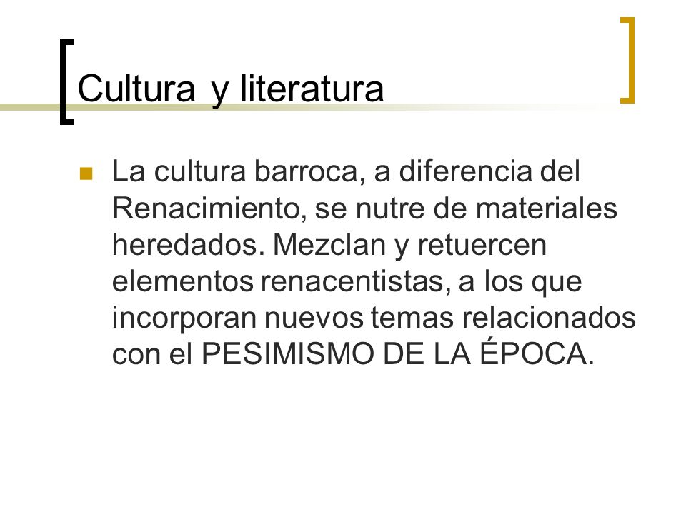 Cultura y literatura