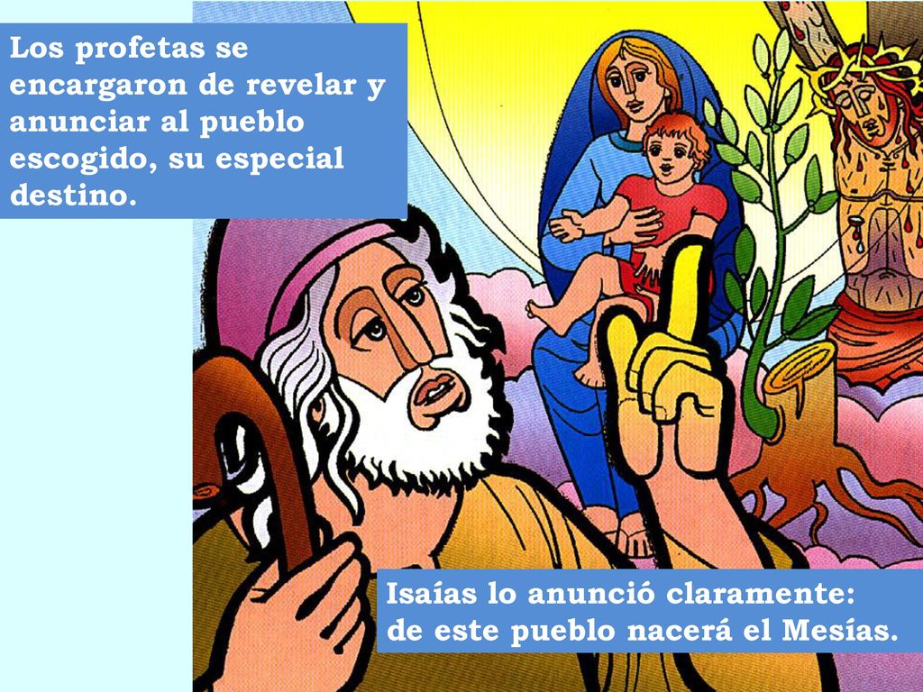 Los profetas se encargaron de revelar y anunciar al pueblo escogido, su especial destino.