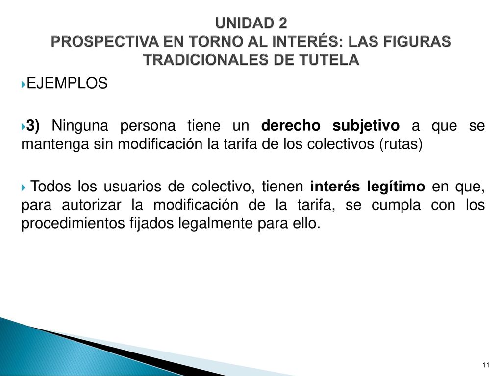 UNIDAD 2 PROSPECTIVA EN TORNO AL INTERÉS: LAS FIGURAS TRADICIONALES DE TUTELA