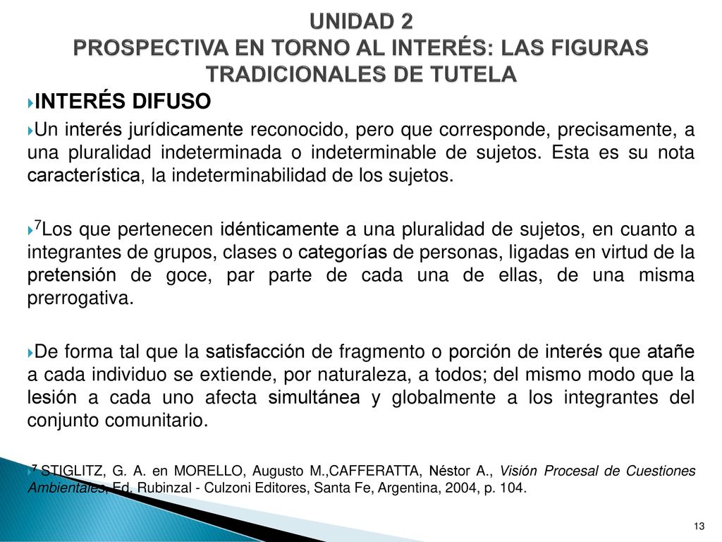 UNIDAD 2 PROSPECTIVA EN TORNO AL INTERÉS: LAS FIGURAS TRADICIONALES DE TUTELA
