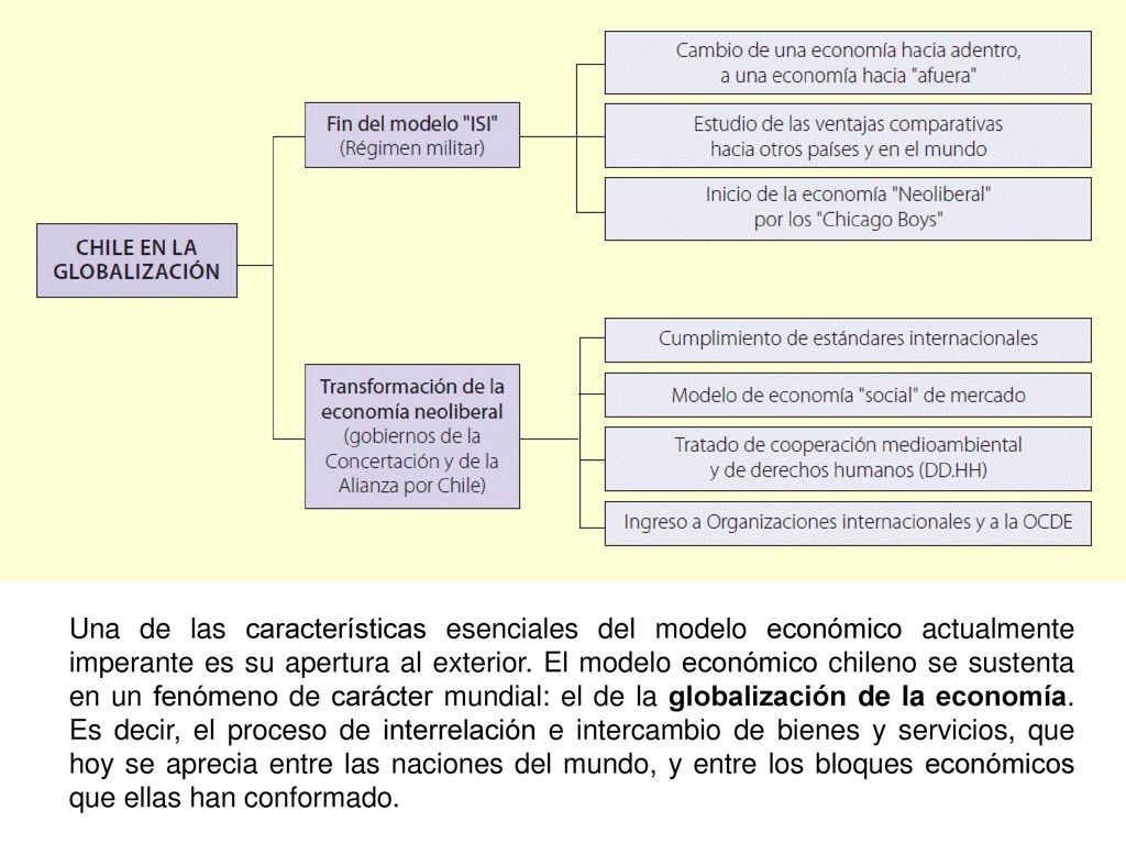 Una de las características esenciales del modelo económico actualmente imperante es su apertura al exterior.