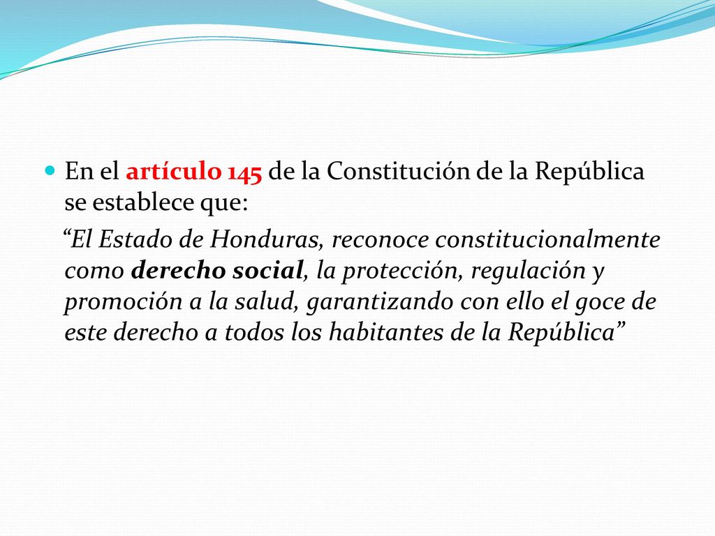 En el artículo 145 de la Constitución de la República se establece que: