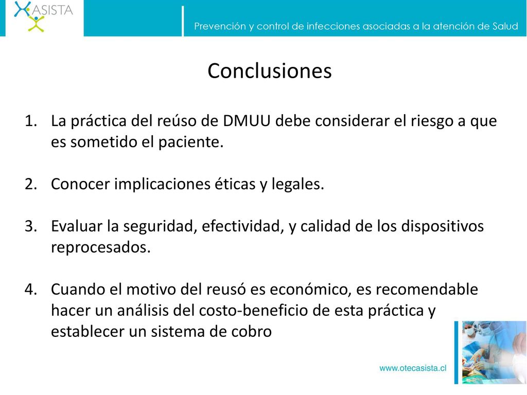 Prevención y control de infecciones asociadas a la atención de Salud