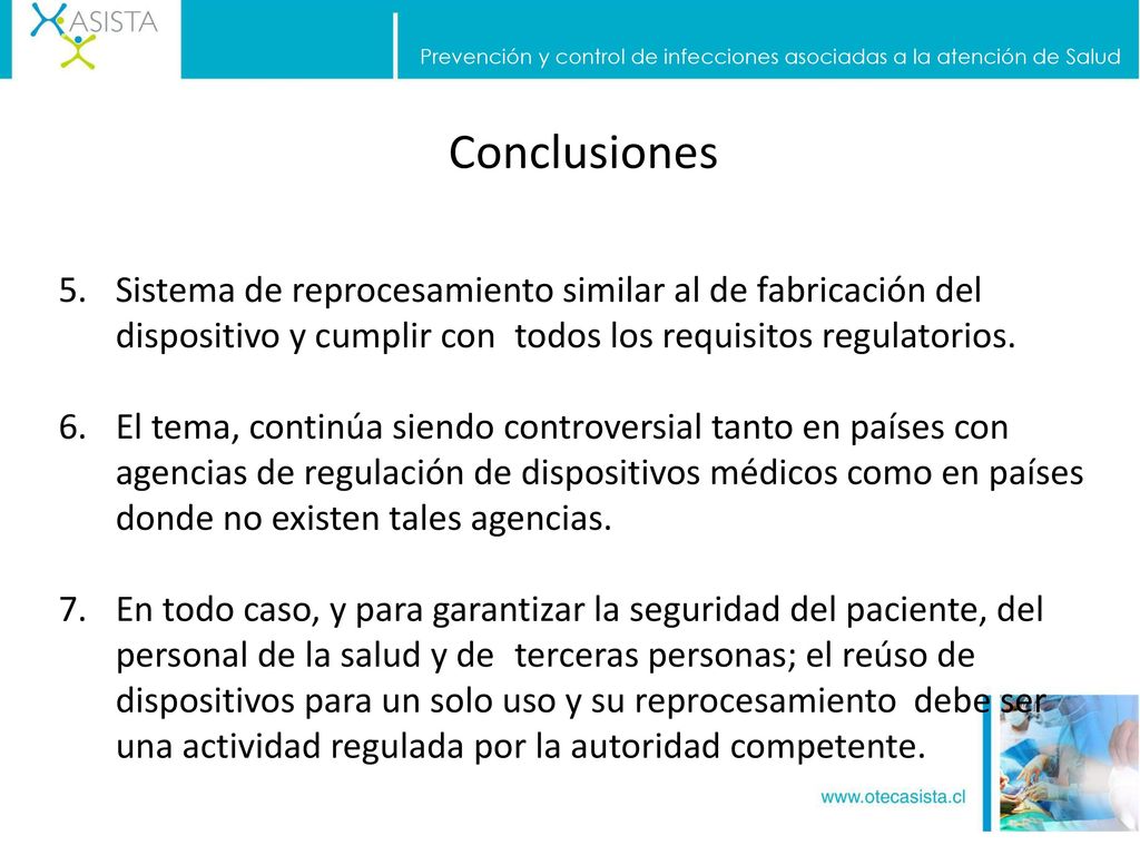 Prevención y control de infecciones asociadas a la atención de Salud