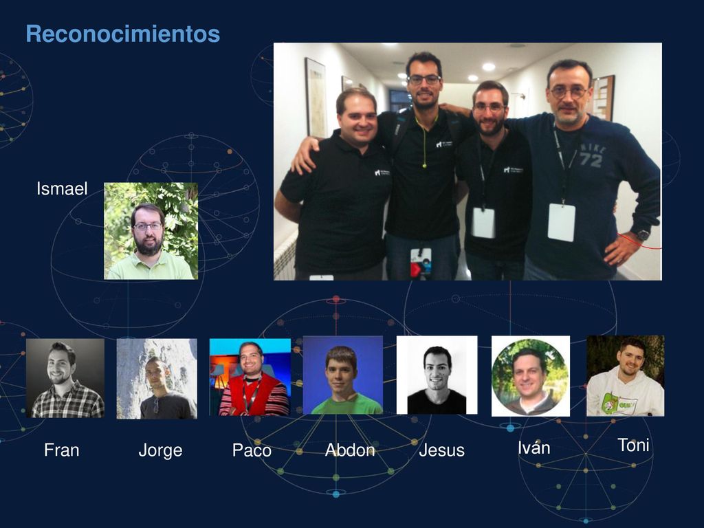 Reconocimientos Ismael Toni Fran Jorge Paco Abdon Jesus Iván 09/30/11