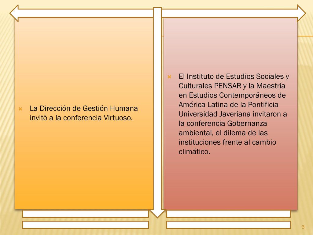 La Dirección de Gestión Humana invitó a la conferencia Virtuoso.