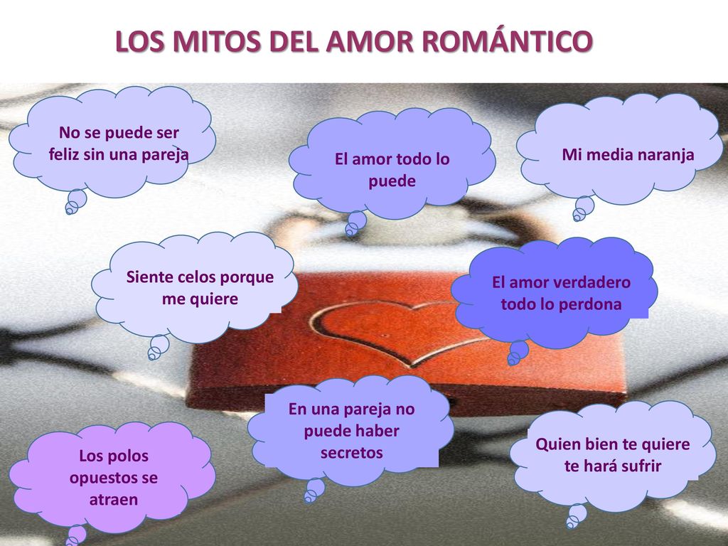 LOS MITOS DEL AMOR ROMÁNTICO No se puede ser feliz sin una pareja