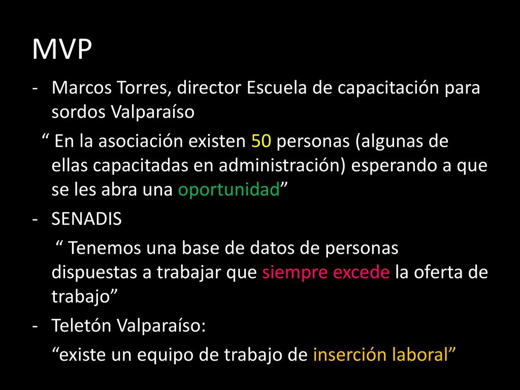 MVP Marcos Torres, director Escuela de capacitación para sordos Valparaíso.