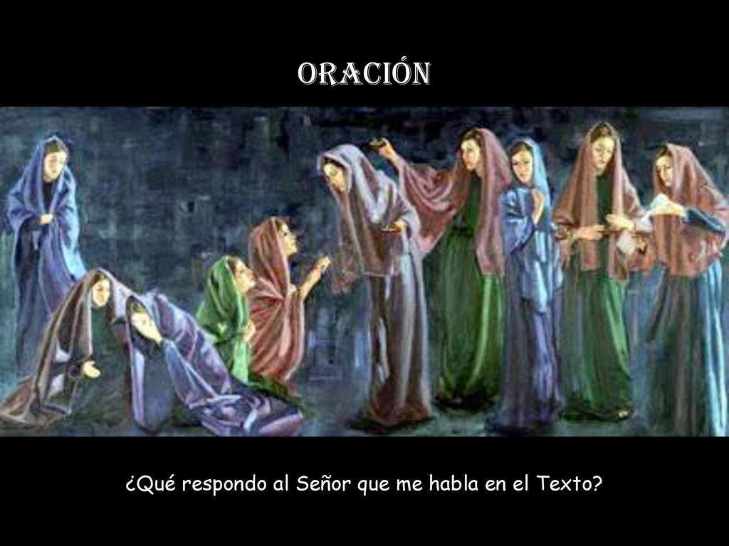 ¿Qué respondo al Señor que me habla en el Texto