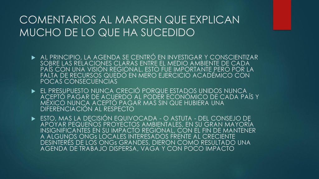 COMENTARIOS AL MARGEN QUE EXPLICAN MUCHO DE LO QUE HA SUCEDIDO