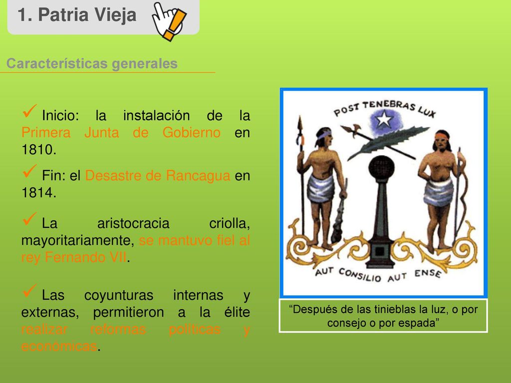 Después de las tinieblas la luz, o por consejo o por espada