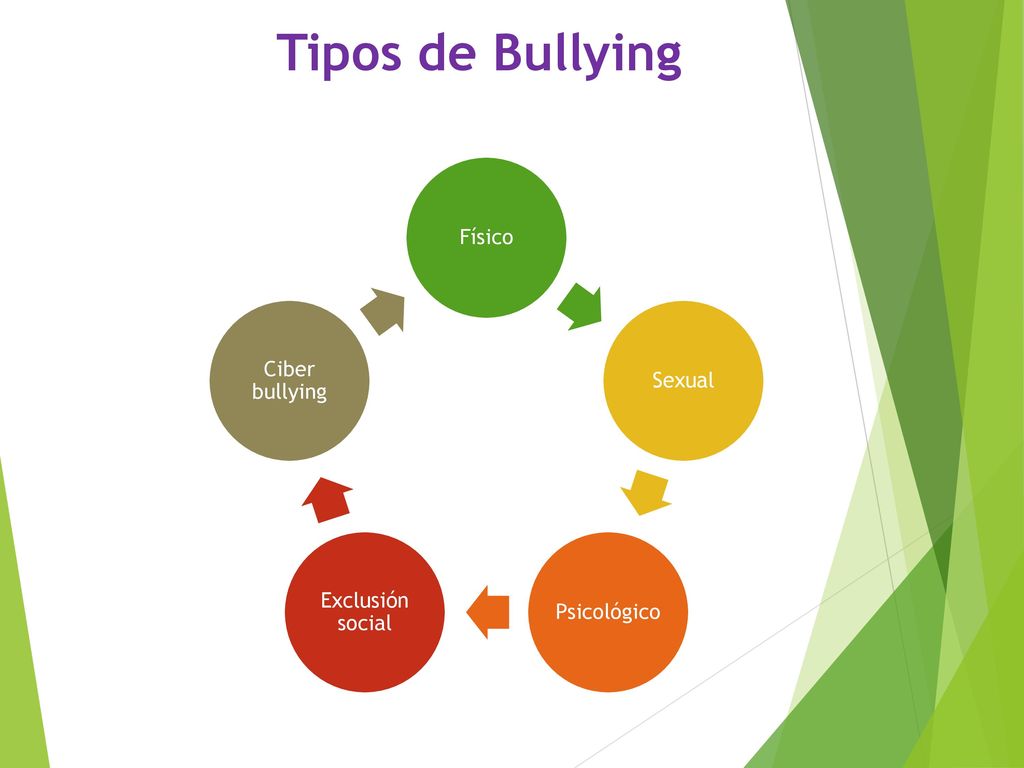 Tipos de Bullying Físico Sexual Psicológico Exclusión social