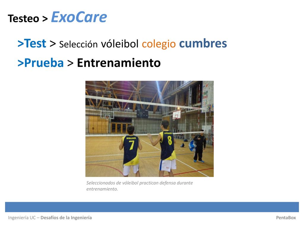 Testeo > ExoCare >Test > Selección vóleibol colegio cumbres >Prueba > Entrenamiento