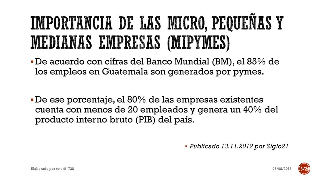 importancia de las micro, pequeñas y medianas empresas (MIPYMES)