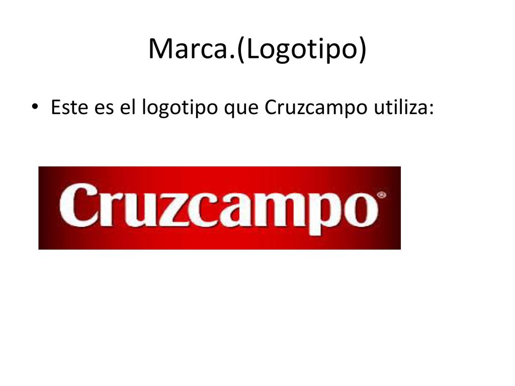 Marca.(Logotipo) Este es el logotipo que Cruzcampo utiliza: