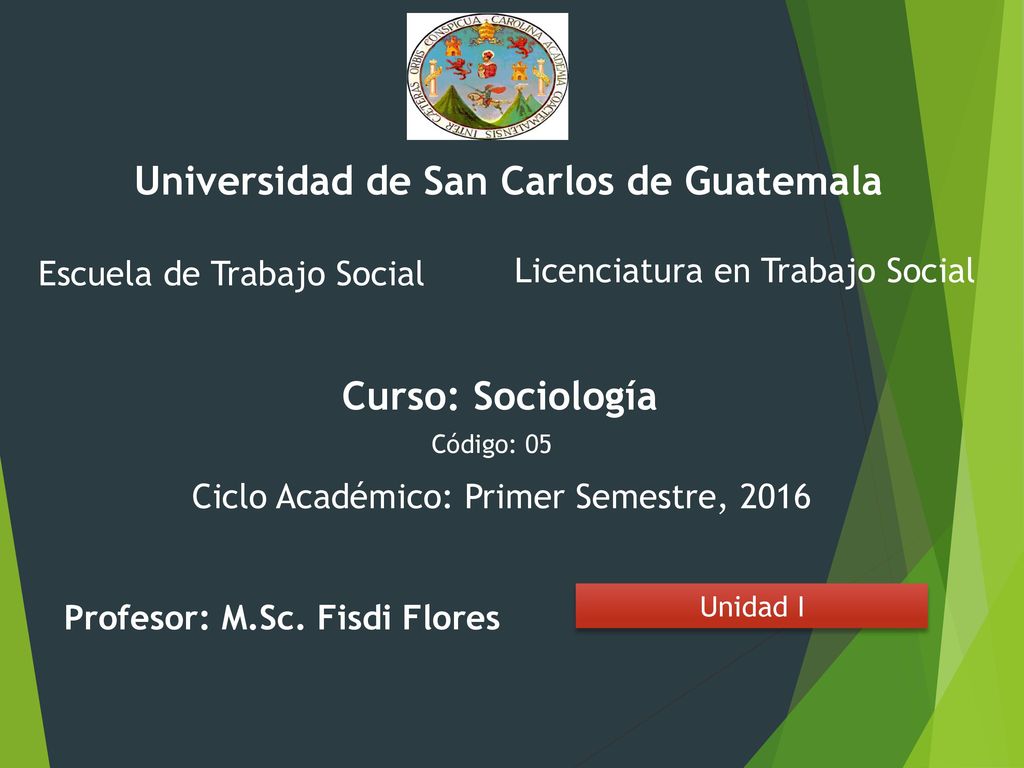 Universidad de San Carlos de Guatemala Profesor: M.Sc. Fisdi Flores