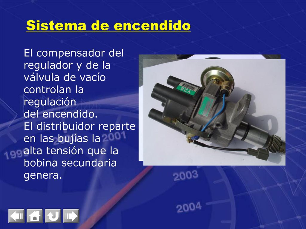 Sistema de encendido El compensador del regulador y de la