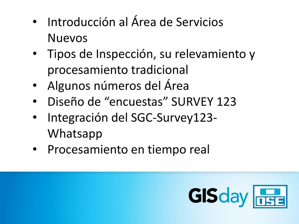 Introducción al Área de Servicios Nuevos