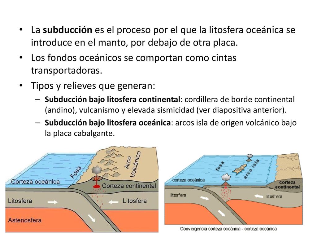 Los fondos oceánicos se comportan como cintas transportadoras.