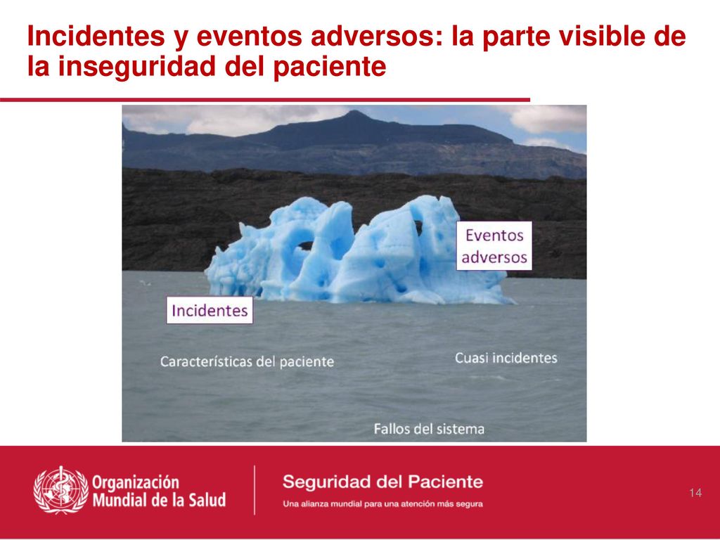 Incidentes y eventos adversos: la parte visible de la inseguridad del paciente