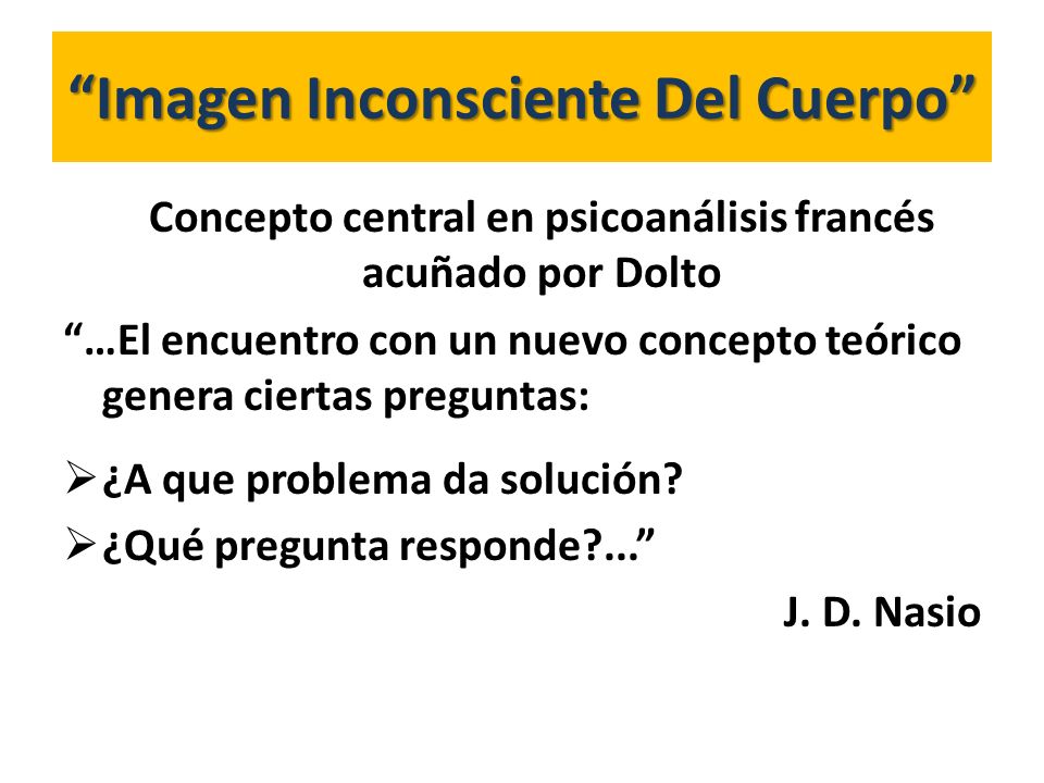 Imagen Inconsciente Del Cuerpo