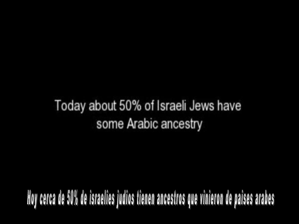 Hoy cerca de 50% de israelies judios tienen ancestros que vinieron de paises arabes