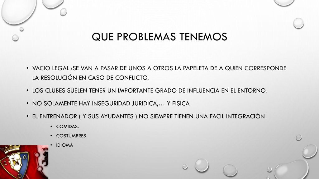 QUE PROBLEMAS TENEMOS VACIO LEGAL :SE VAN A PASAR DE UNOS A OTROS LA PAPELETA DE a quien corresponde la RESOLUCIÓN EN CASO DE conflicto.