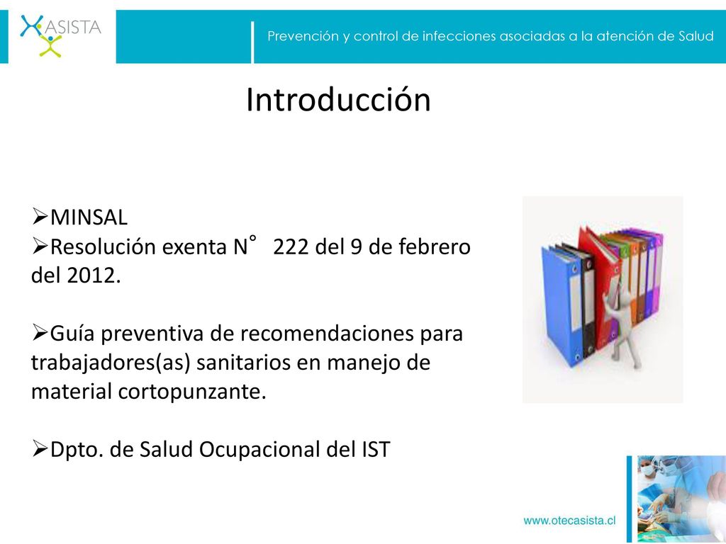 Introducción MINSAL Resolución exenta N°222 del 9 de febrero del 2012.