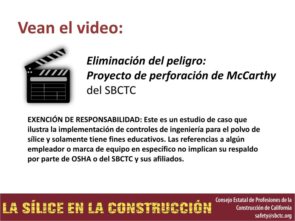 Vean el video: Eliminación del peligro: Proyecto de perforación de McCarthy del SBCTC