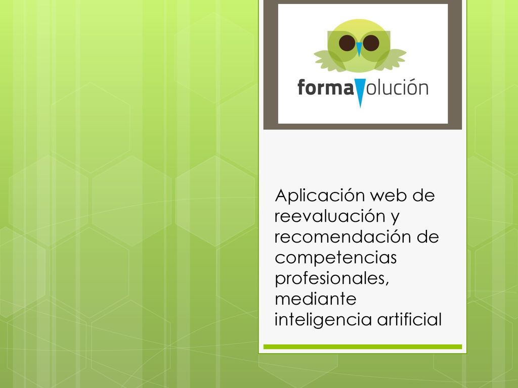 Aplicación web de reevaluación y recomendación de competencias profesionales, mediante inteligencia artificial
