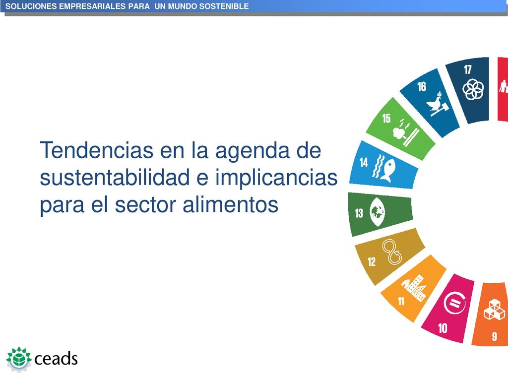 Tendencias en la agenda de sustentabilidad e implicancias para el sector alimentos