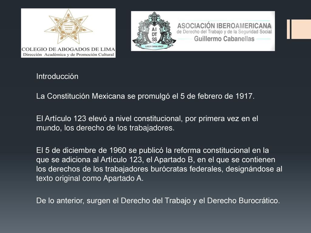 Introducción La Constitución Mexicana se promulgó el 5 de febrero de