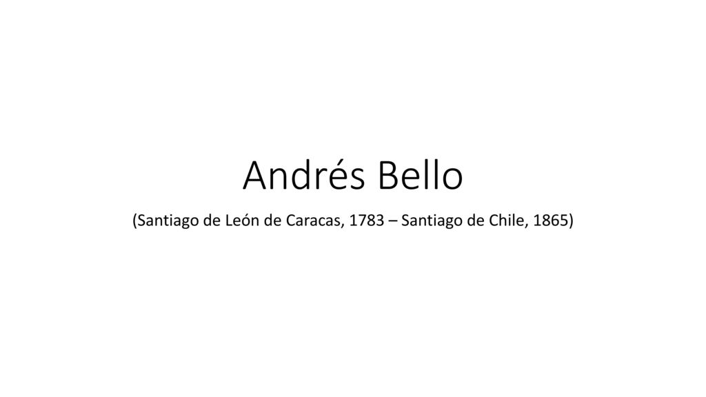 (Santiago de León de Caracas, 1783 – Santiago de Chile, 1865)