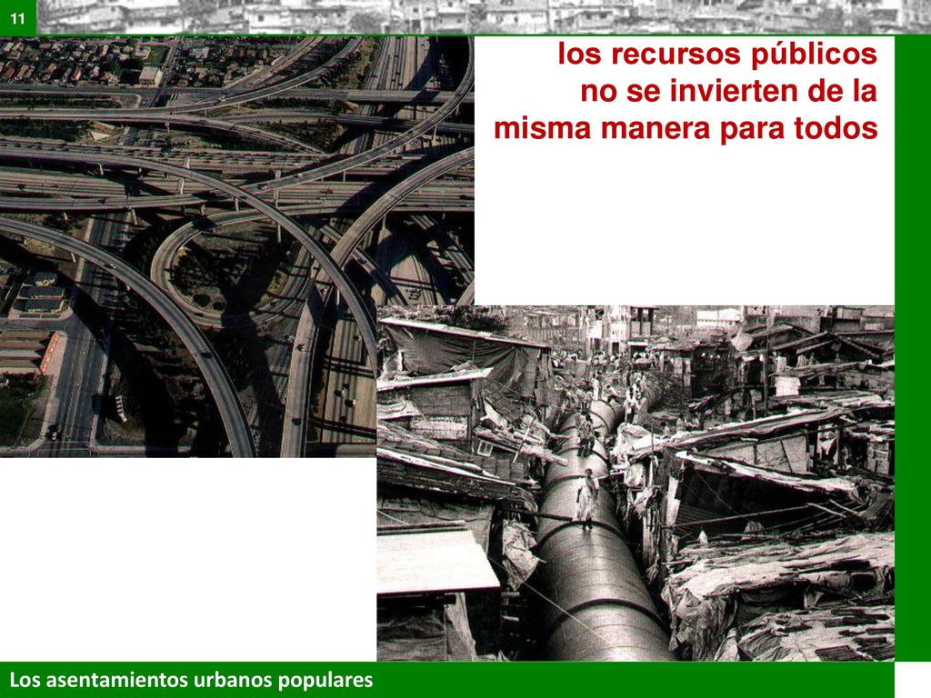 los recursos públicos no se invierten de la misma manera para todos