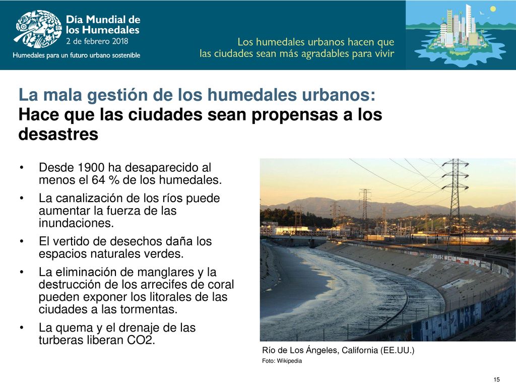 La mala gestión de los humedales urbanos: Hace que las ciudades sean propensas a los desastres