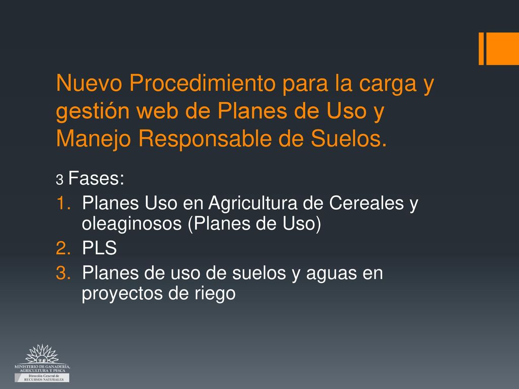 Nuevo Procedimiento para la carga y gestión web de Planes de Uso y Manejo Responsable de Suelos.