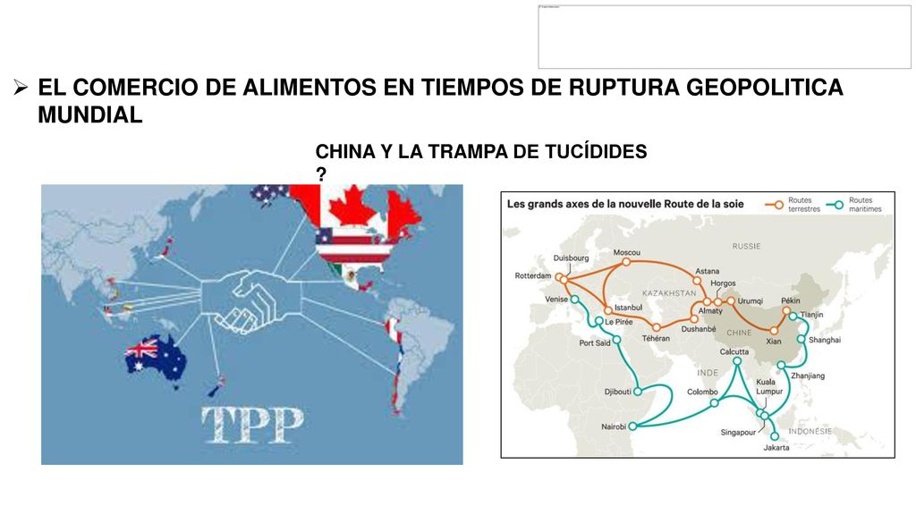 EL COMERCIO DE ALIMENTOS EN TIEMPOS DE RUPTURA GEOPOLITICA MUNDIAL