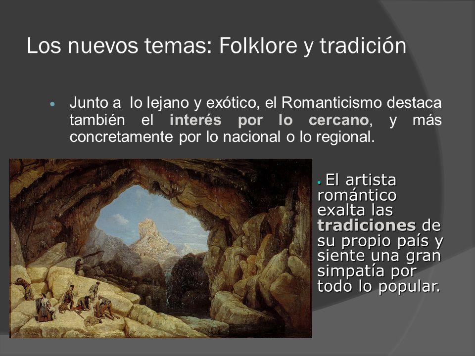 Los nuevos temas: Folklore y tradición
