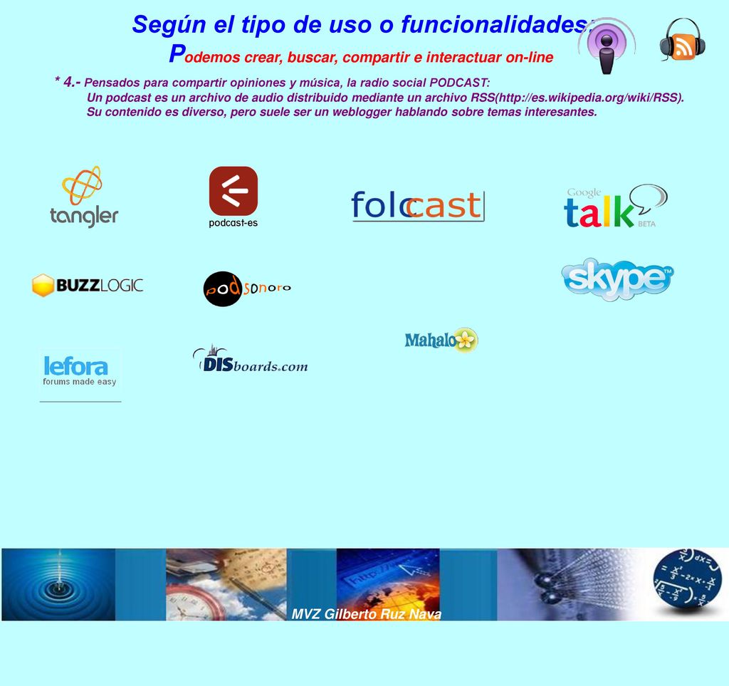 Según el tipo de uso o funcionalidades: