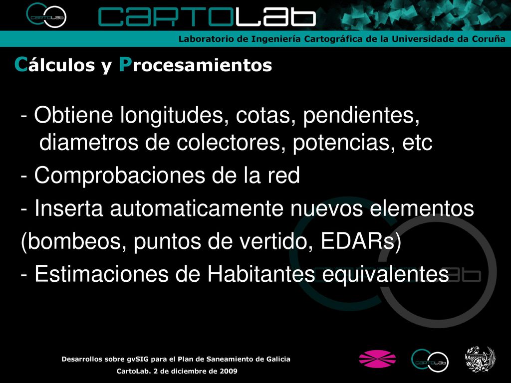 - Comprobaciones de la red - Inserta automaticamente nuevos elementos