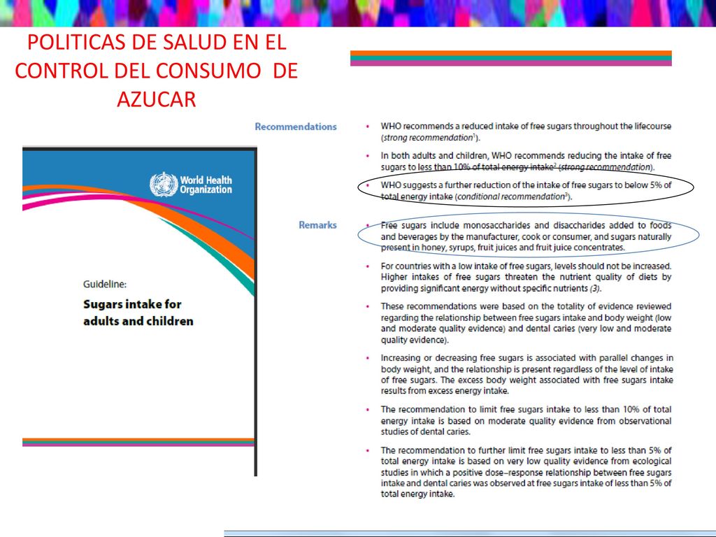 POLITICAS DE SALUD EN EL CONTROL DEL CONSUMO DE AZUCAR