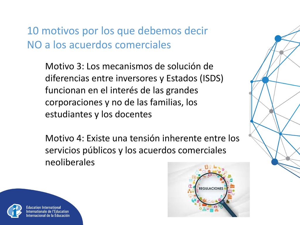 10 motivos por los que debemos decir NO a los acuerdos comerciales