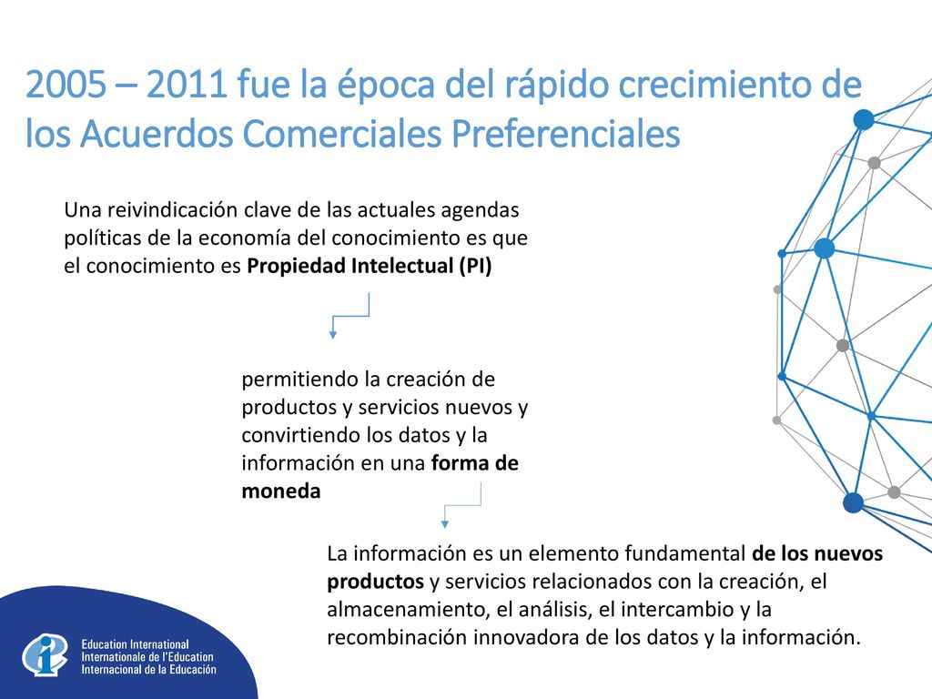 2005 – 2011 fue la época del rápido crecimiento de los Acuerdos Comerciales Preferenciales
