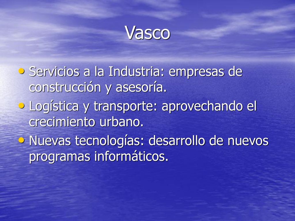 Vasco Servicios a la Industria: empresas de construcción y asesoría.