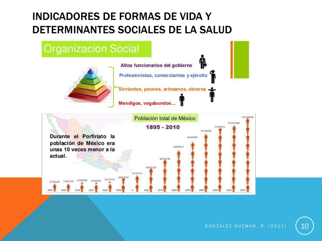 Indicadores de formas de vida y determinantes sociales de la salud