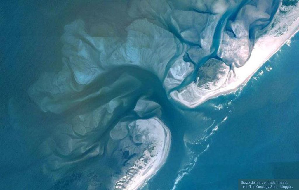 Brazo de mar, entrada mareal. Inlet. The Geology Spot –blogger.