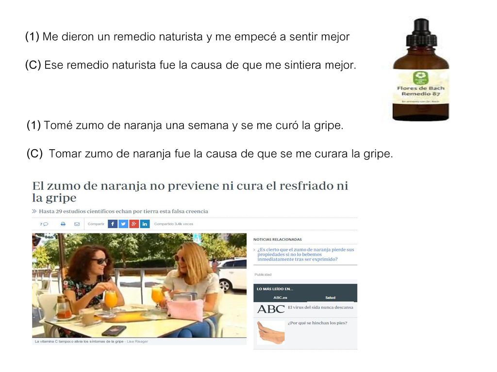 (1) Me dieron un remedio naturista y me empecé a sentir mejor