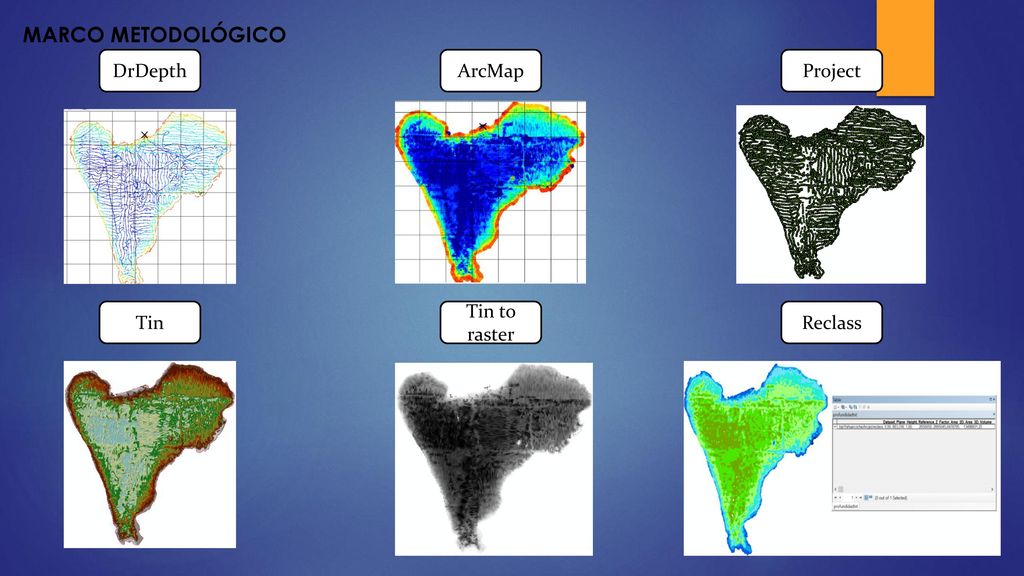MARCO METODOLÓGICO DrDepth ArcMap Project Tin Tin to raster Reclass